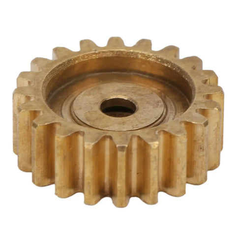 Beefy Brass Servo Gear 25 Tooth Spline MOD 0.8 For RC Models And Robotics With 16mm Pitch Diameter And 17.6mm Outer Diameter Durable Mechanical Repair Part For Quick Fit, brass gear