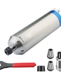 Top Shelf 5.5KW Water Cooled Cnc Spindle Motor 380V 24000Rpm Er25 Chuck with nuts and wrench for stone engraving jobs.