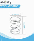 Replacement Trimmer Spool Spring For Ryobi RY29550 RY30530 RY30550 RY30570 Homelite, 1 inch wide, 1.57 inch tall, metallic
