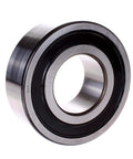 Built Tough 62314 2Rs1 Deep Groove Ball Bearing with double contact seals, 70mm bore, 150mm diameter, steel cage assembly.