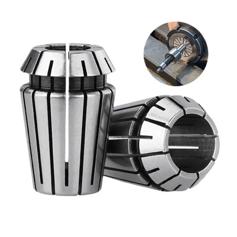 Top Tier Er8 Er11 Er16 Er20 Er25 Er32 Precision Spring Collet Set With Chuck for engaging tool shanks with stable grip.