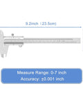 Vernier Caliper 6 Inch Non Digital Measuring Tool With Inside Outside Depth And Step Measurements High Precision Caliper 0.02mm 0.001 Inch Ideal For Metalworking And DIY Projects Durable Carbon Steel Construction, 6-inch view
