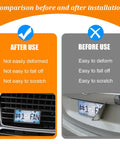 Comparison image showing benefits of Stainless Steel License Plate Bracket Kit For Front Bumper Built To Last Universal Car Tag Mount