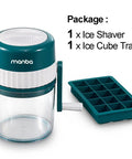 Portable Ice Shaver And Snow Cone Machine With Free Ice Cube Trays, Quick Ice Crusher For Fluffy Snow Cone Shaved Ice, BPA Free