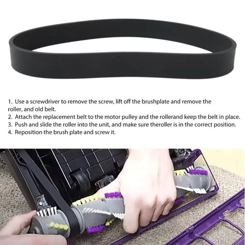 Two Pack Replacement Vacuum Belts For Bissell PowerForce CleanView Momentum PowerLifter Velocity Powerease, Durable Rubber Belts For Household Vacuum Cleaners, Easy Install, Replaces 3031120, 3031123, 2031093