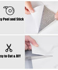 Easy peel and stick process demonstrated with Top Grade Glossy White Peel And Stick Ceiling Tiles Total Game Changer With Zero Hassle Install.