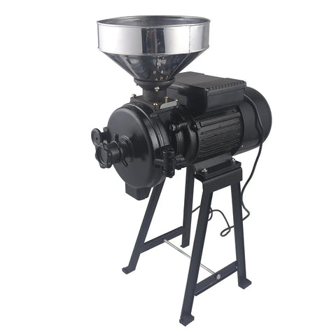 Heavy Duty Electric Grain Mill Dry Grinder For Corn And Wheat 110V 3000W Beast Power Flour Mill With Funnel Durable Cast Iron Build