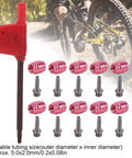 Hydraulic Disc Brake Fitting Kit With Quick Connect Heads And Install Tool For Bicycle Hose Replacement Olive Inserts shown in components