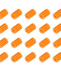 20 Pcs Plastic Gears Set With 10 Tooth Reduction Gears 102A For RC Cars And DIY Robots Orange Red Module 0.5 displayed in rows