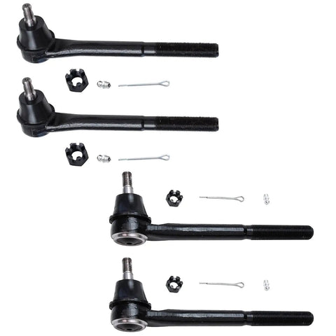 Front 14 Piece Suspension Kit For 2WD Chevy Blazer S10 GMC Jimmy Keeps Your Ride Smooth Replaces Worn Shocks Control Arms Ball Joints And Bushings For 1996-2005 Models. Front tie rod ends with hardware