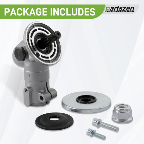 Replacement Gearbox Assembly Fits Husqvarna 125L 125LD 125LDX 125R components, includes gearbox, washers, and bolts