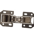 10 Pack No Drill Hidden Cabinet Hinges For Cabinets, Cupboards, And Wardrobes, Durable Cold Steel Folded Door Hinge System