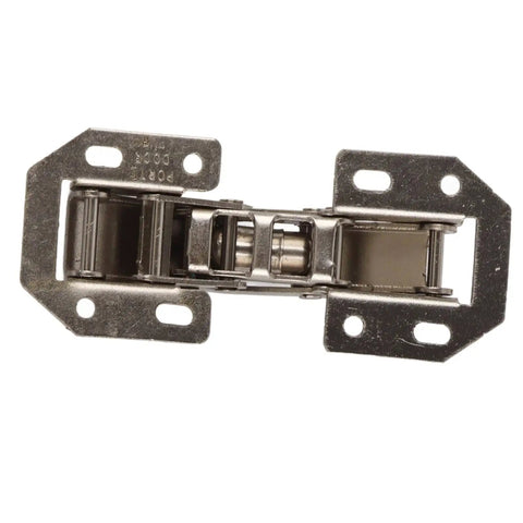 10 Pack No Drill Hidden Cabinet Hinges For Cabinets, Cupboards, And Wardrobes, Durable Cold Steel Folded Door Hinge System