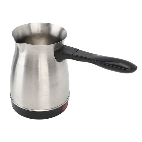 Electric Turkish Coffee Maker 600ml Stainless Steel Pot With L Handle For Home Or Travel Use Durable Espresso Coffee And Tea Brewer Built For Quick Brew Easy Pour And Everyday Enjoyment.