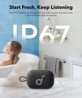 Dope Bluetooth Shower Speaker With IP67 Waterproof, Floats, And 20 Hours Of Playtime in bathroom setting