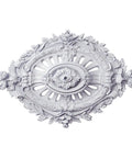 Ceiling Medallion 35 7/8 Inches Wide by 22 1/2 Inches High with 4 3/8 Inch Projection, Lightweight for Quick Install, Exquisite Detail