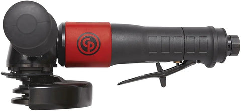Straight From The Shop Floor Heavy Duty 4.5 Inch Air Angle Grinder side view with ergonomic handle for ease of use.