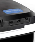 Portable 26 Liter Car Cooler Warmer With Ac Dc Power Compact Electric Refrigerator Chest showing power input connections.