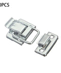 10PCS Heavy Duty Stainless Steel Toggle Latches For Chest And Trinket Boxes, Tool Boxes And Wooden Cases, Durable Quick Install