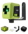 Self Leveling Green Laser Level With Cross Lines For Picture Hanging And Construction with magnetic stand and case