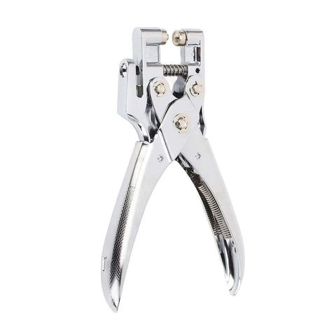 Beefy Single Hole Puncher For Paper Crafts And Office Use Handheld Punching Tool With 5mm Die Sturdy Metal Construction