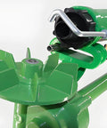 Close-up of Turbine Vortex Sprinkler For Lawn And Farm Irrigation 360 Degree Rotating Spray Gun with high-pressure nozzle