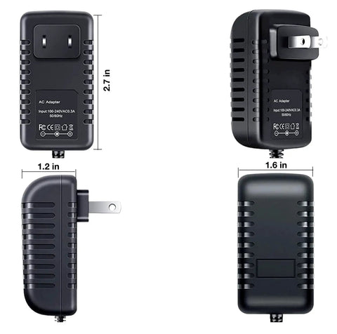 Heavy Duty 12V AC To DC Wall Charger Supplied With Beefy Power Output Compatible With Makerbot Digitizer Plus Zebra Scanners Features Universal Input And Bulletproof Safety Guards For Smooth Sailing Operation