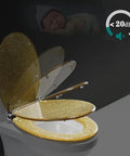Slick Glitter Toilet Seat Soft Close Rounded Molded Resin Cover showcasing soft close feature and glitter finish, easy setup.