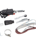 Heavy Duty 1/2x18 Inch Belt Grinder And Sander tool parts, including clamps and sandpaper, ideal for metal and wood surfaces.