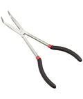 Extra Long Reach Needle Nose Pliers Set For Tight Spaces Three Piece Versatile Workhorse Tool Kit With 90 Degree 45 Degree And Straight Tips