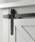 Sliding Barn Door Hardware Kit With Carbon Steel Track And Mini Rail Easy Install No Squeaks Smooth Quiet Sliding