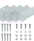 Heavy Duty Solar Panel Z Bracket Set For RVs, Boats, Trailers And Yachts with bolts and nuts for easy installation