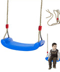 Kids Outdoor Swing Seat With Extra Thick Rope And Adjustable Height From Fifty Five To Seventy One Inches For Kid Friendly Easy Hanging