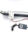 Adjustable Speed Automatic Belt Conveyor With Forward Reverse Switch And Heavy Duty Pvc Belt for smooth operation with motor control.