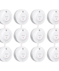 Interconnected Smoke Alarms 21 Pack With 10 Year Sealed Battery And Whole Home Fire Safety That Rings In Sync For Bedrooms And Hallways No Fuss Coverage Built Tough To Last showing 12 photoelectric detectors.