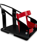 Heavy Duty Steel Motorcycle Wheel Chock With 1800 Lbs Capacity, Front Wheel Stand With 3 Adjustable Height Holes