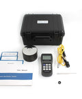 Knockout Performance Handheld Digital Hardness Tester Built For Tight Industrial Material Checks With Dead Easy Readings Covering 170 To 960 HLD Across Universal Hardness Scales Daily, laying in a portable case with accessories.