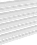 Four Sets Four Feet Long Plastic Sliding Cabinet Door Track Hardware For One Quarter Inch Thick Panels Includes Upper And Lower Tracks