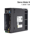 Front view of Beefy 1.5KW Servo Motor B2 Series With Brake, 7.16 Nm Torque, 8.3A Current, Model ASD-B2-1521-BECMA-E21315RS
