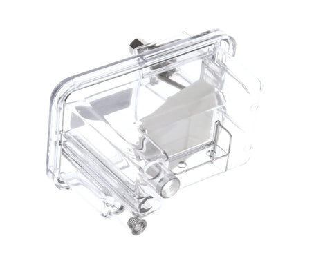 Clear plastic Float Reservoir OEM Replacement Part 9131481-01 for commercial ice machines, durable and easy install.