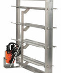 Heavy Duty Motorized Damper For 24 Inch Fan Dia Smooth Airflow Control 100 To 240 Volt with aluminum frame and actuator.