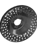 Rock Solid Spike Grinding Disc Multi Hole Shaping Wheel For Angle Grinder, 65Mn steel, designed for rapid wood carving and rough surfacing.