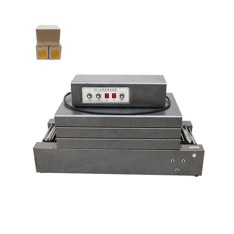 Heavy Duty 220V Heat Shrink Wrap Machine With Electric Tunnel Conveyor And Film Sealer, Industrial Grade 4.5KW unit