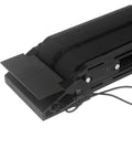Smooth As Silk 24v Mini Belt Conveyor With Pu Transfer Track and Fine Tune Dial For Vending Machines and Bench Projects, close-up of black chassis and PU belt.