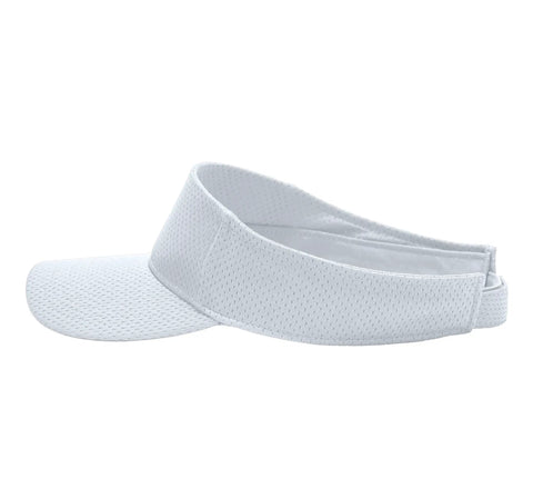 Cool White Sun Visor For Machinists With Vise Gauge Square Tool Design Perfect Gift For Adult CNC Guys Who Love Gear And Sports Fashion One Size Fits All in profile view.