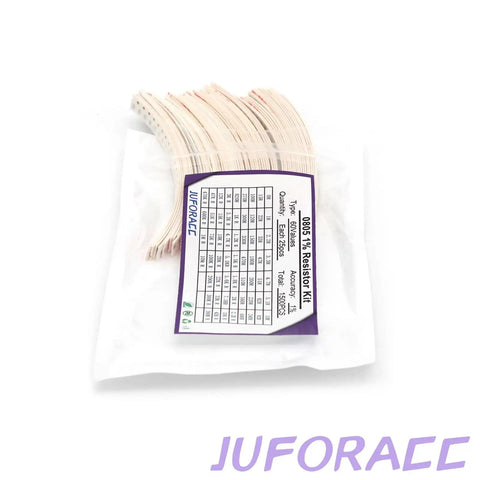 1500Pcs 0805 SMD Resistor Kit With 0 To 10M Ohm Range 60 Values One Eighth Watt Thick Film One Percent Tolerance SMT Chip Resistors Assortment