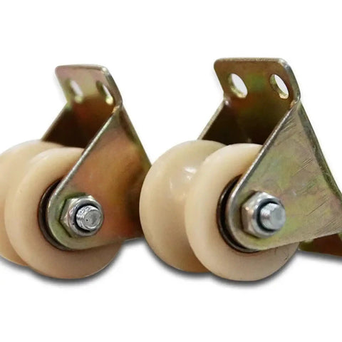 Heavy Duty Nylon V Groove Wheel With Rock Solid Steel Pulley For Sliding Gate Caster And Wire Rope Guide Roller built with durable nylon and steel for smooth operation.