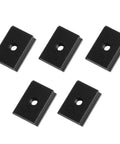 Set Of 5 M6 Thread Aluminum Alloy Sliders For Mounting Woodworking Equipment On Table Saws Press Tables And Workbenches With Easy Fit And High Precision Alignment Black Finish