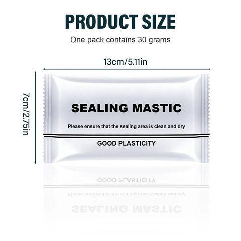 All-Purpose Waterproof Sealant Mastic For Wall Holes And Cracks, 2025 Upgrade Quick Mending Mud, Cement Crack Filler For Drain Connections, Wall Openings, Pipe Penetrations, AC Holes And More