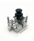 Pro Grade Precision Clamp With Silicone Posts And Aluminum Alloy Helping Hands For Soldering Model Making And Hobby Projects Non Marring Vise With Knurled Lock And Adjustable Multi Hole Base, 5.8cm silver clamp